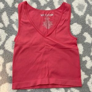 Wallflower pink spandex tank top size medium